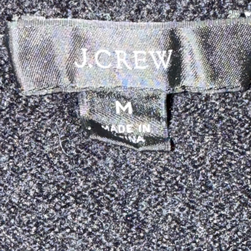 J. Crew Black Wool Blend Knit Sweater